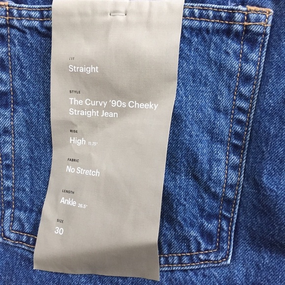 Everlane The Curvy ’90s Cheeky Straight Jeans - Picture 6 of 10